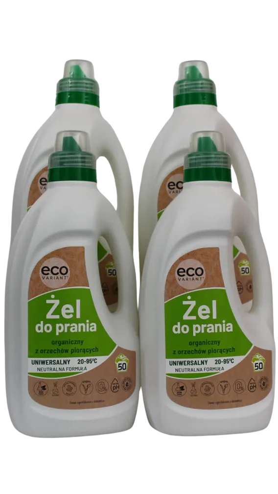 Organiczny żel do prania uniwersalny hipoalergiczny 4x1,5L 200 prań