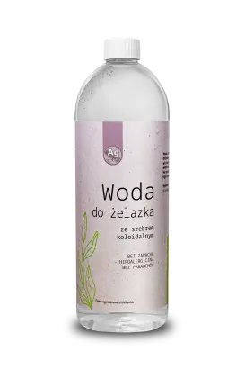 Woda do żelazka z koloidem srebra 1L