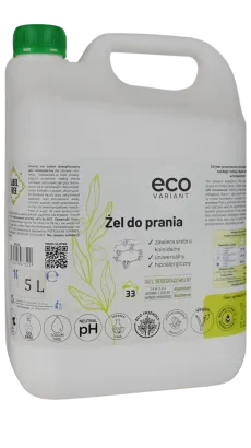 Organiczny żel do prania uniwersalny z koloidem srebra 5L 165 prań