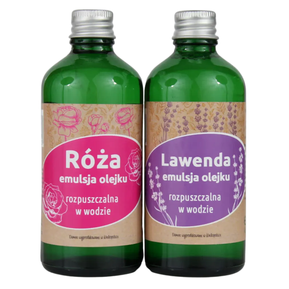 Lawenda róża mikroemulsje olejków rozpuszczalne w wodzie 2x100ml