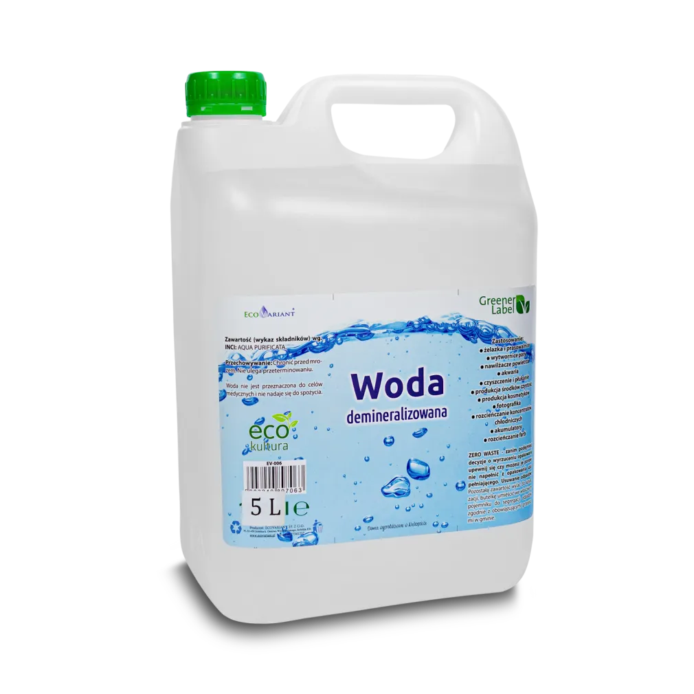 Woda demineralizowana do prasowania 5L