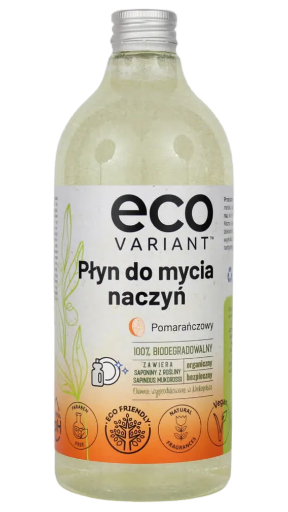 Organiczny płyn do mycia naczyń pomarańczowy zero waste 750ml