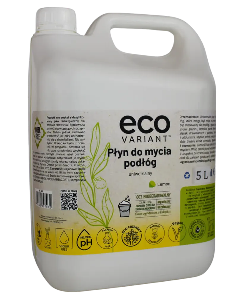 Organiczny płyn do mycia podłóg lemon 5L