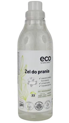 Organiczny żel do prania uniwersalny z koloidem srebra 1L 33 prania