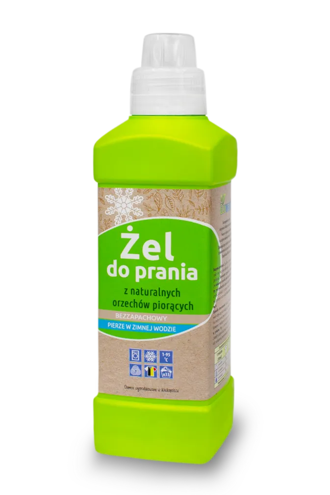 Organiczny żel do prania w zimnej wodzie 1L 33 prania