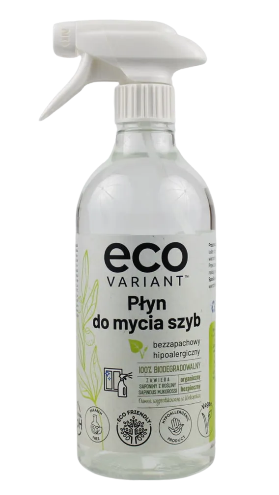 Organiczny płyn do mycia szyb hipoalergiczny 750ml