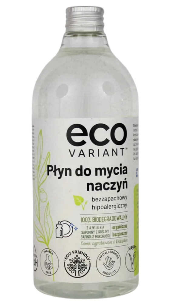 Organiczny płyn do mycia naczyń hipoalergiczny zero waste 750ml