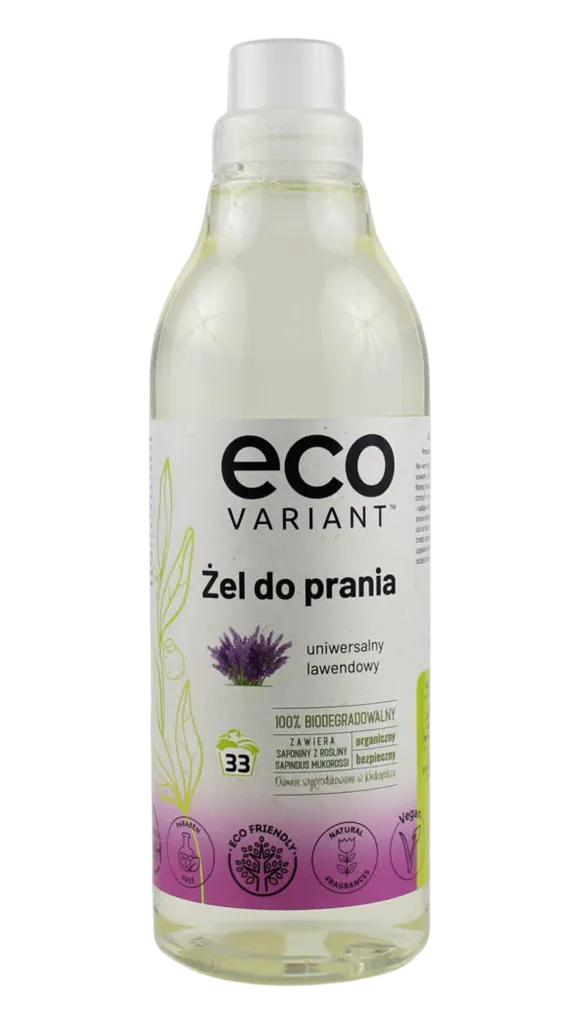 Organiczny żel do prania uniwersalny lawendowy 1L 33 prania