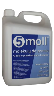 5moll mikrokapsułkowane molekuły do prania 5L 100 prań